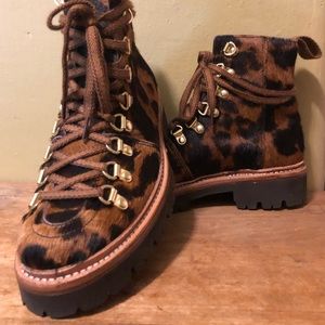 Grenson Nanette Leopard Boots UK 3
